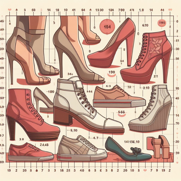 Women’s Shoe Sizes in the USA and Mexico